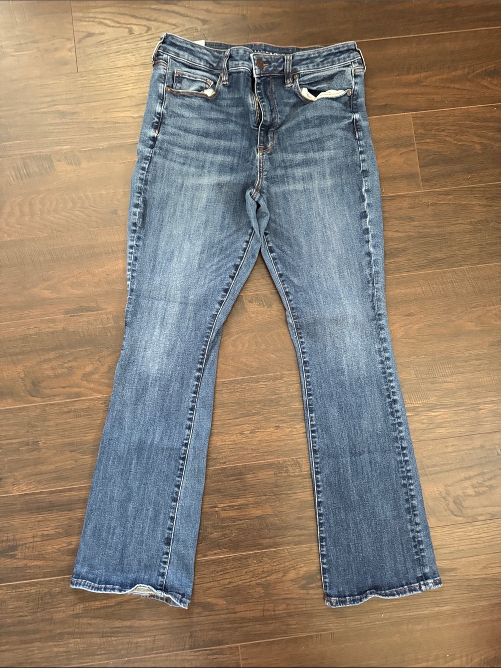 American Eagle High Rise Skinny Kick Jeans
